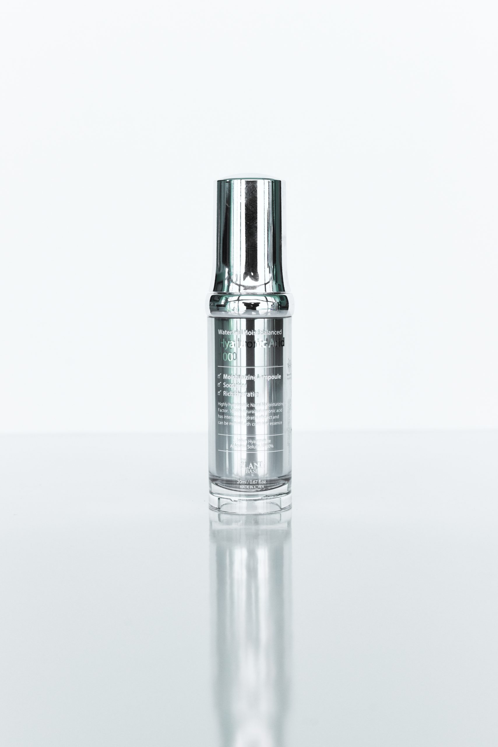 the plant base · hyaluronic acid 100