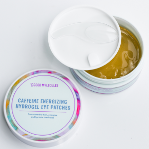 good molecules · caffeine energizing hydrogel eye patches